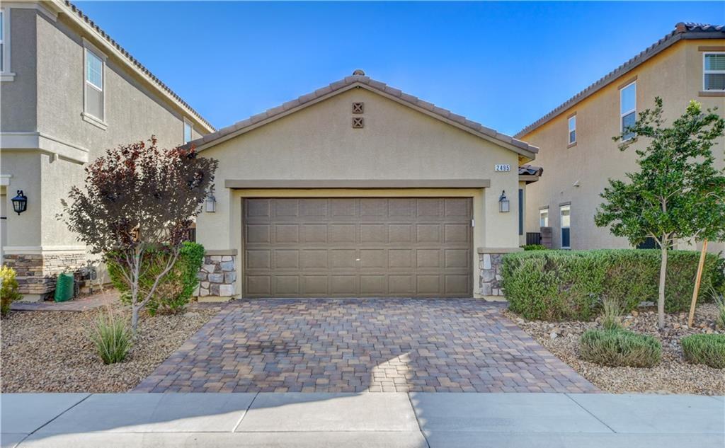 Front Exterior at 2495 Padulle Place, Inspirada Henderson NV - 2 Bed Home for Sale