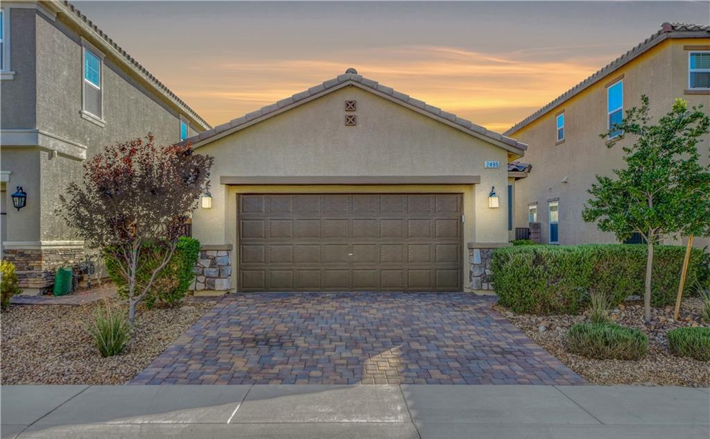 Front Exterior at 2495 Padulle Place, Inspirada Henderson NV - 2 Bed Home for Sale