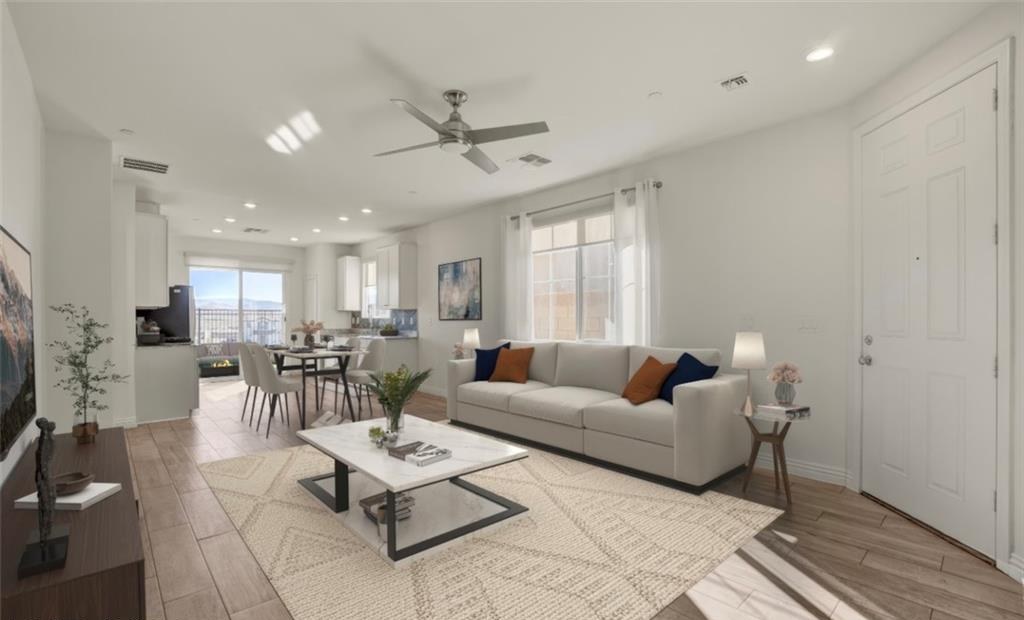 Living Room at 2495 Padulle Place, Inspirada Henderson NV - 2 Bed Home for Sale