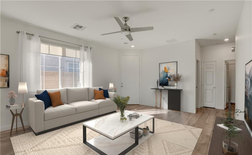Living Room at 2495 Padulle Place, Inspirada Henderson NV - 2 Bed Home for Sale