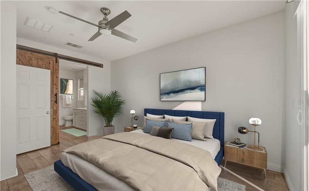 Primary Bedroom at 2495 Padulle Place, Inspirada Henderson NV - 2 Bed Home for Sale