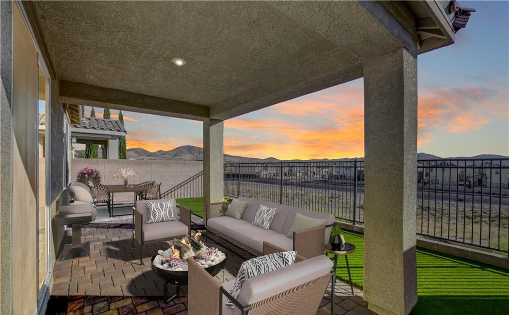 Patio at 2495 Padulle Place, Inspirada Henderson NV - 2 Bed Home for Sale