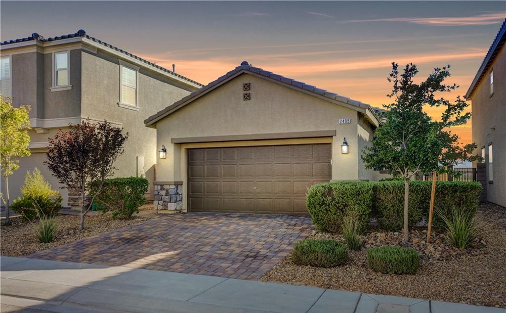 Front Exterior at 2495 Padulle Place, Inspirada Henderson NV - 2 Bed Home for Sale
