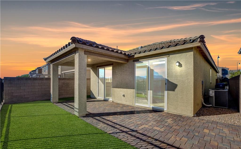 Backyard at 2495 Padulle Place, Inspirada Henderson NV - 2 Bed Home for Sale
