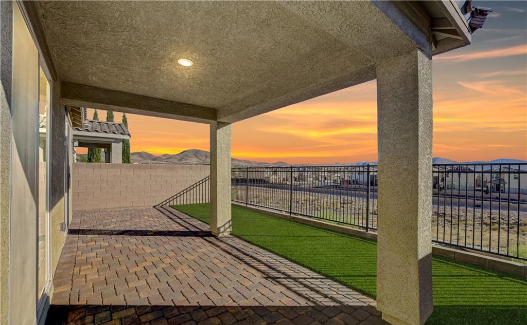 Patio at 2495 Padulle Place, Inspirada Henderson NV - 2 Bed Home for Sale