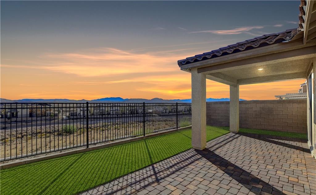 Backyard at 2495 Padulle Place, Inspirada Henderson NV - 2 Bed Home for Sale