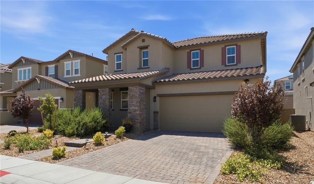 Front Exterior at 3749 Battipaglia Avenue, Inspirada Henderson NV - 4 Bed Home for Sale