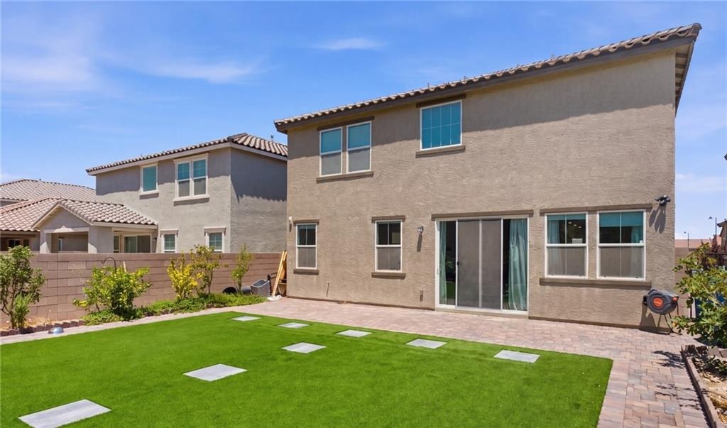 Backyard at 3749 Battipaglia Avenue, Inspirada Henderson NV - 4 Bed Home for Sale