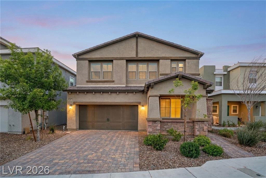 Front Exterior at 2462 Sylvan Hymn Street, Inspirada, Henderson NV