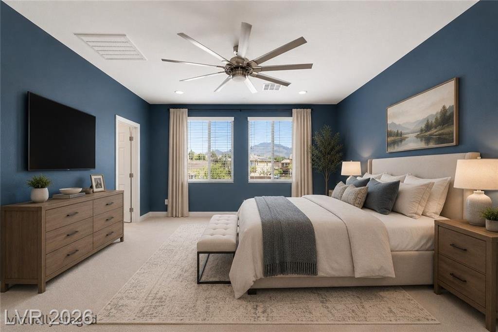 Primary Bedroom at 2462 Sylvan Hymn Street, Inspirada, Henderson NV