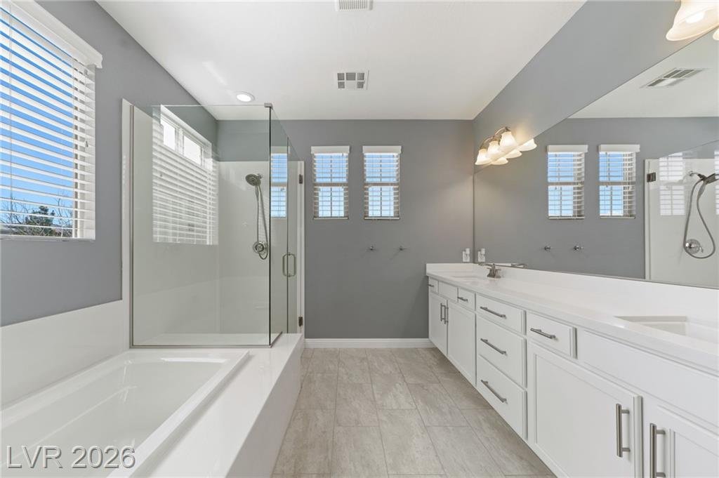Primary Bath at 2462 Sylvan Hymn Street, Inspirada, Henderson NV