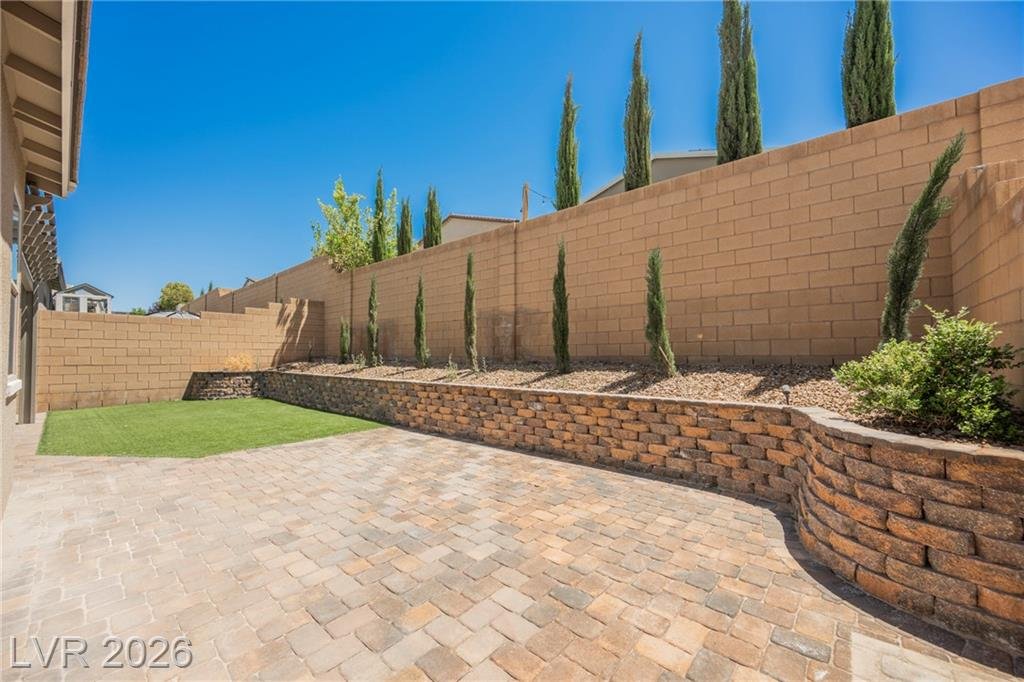 Backyard at 3361 Casalette Lane, Inspirada, Henderson NV