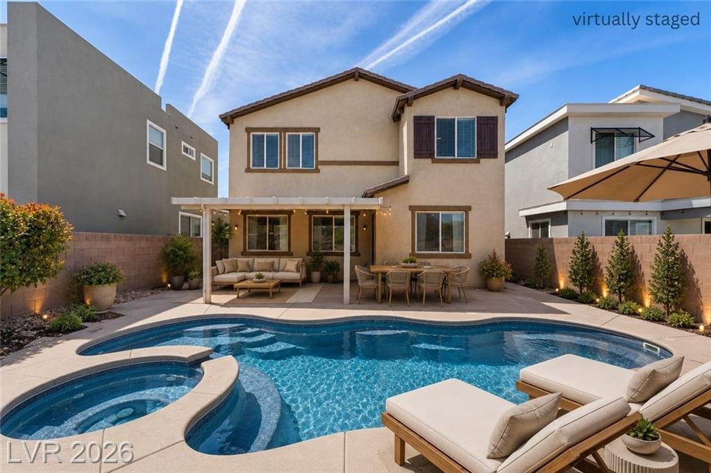 Backyard 2 at 2462 Sylvan Hymn Street, Inspirada, Henderson NV