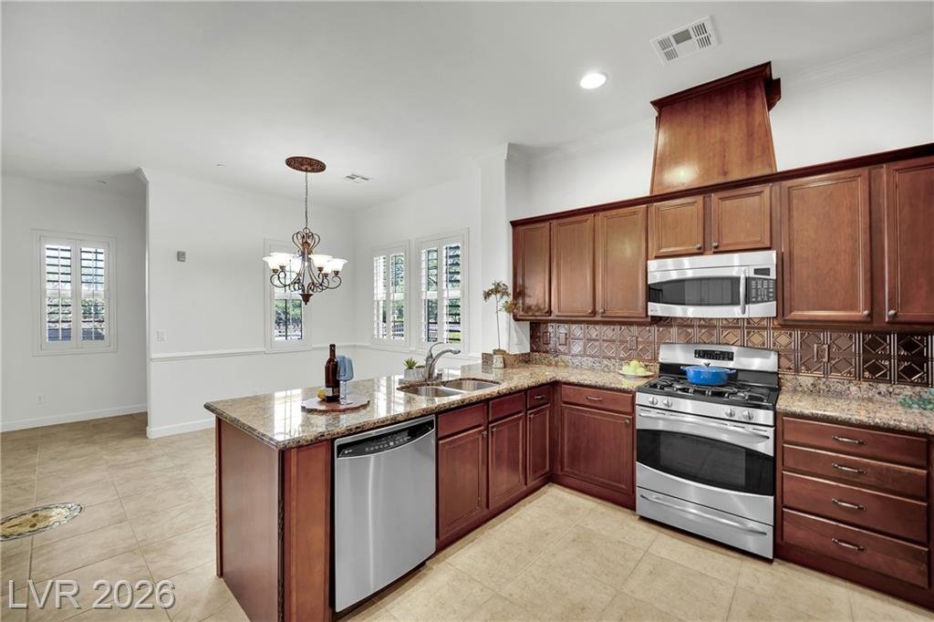 Kitchen at 1866 Via Delle Arti #3103, Inspirada Henderson NV - 2 Bed Home for Sale