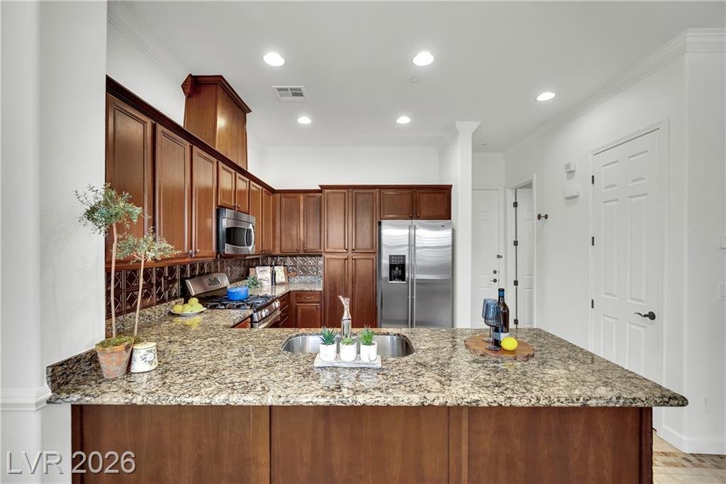 Kitchen at 1866 Via Delle Arti #3103, Inspirada Henderson NV - 2 Bed Home for Sale