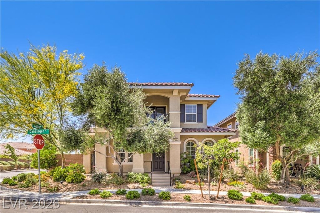 Front Exterior at 2089 Danzinger Place, Inspirada Henderson NV - 4 Bed Home for Sale