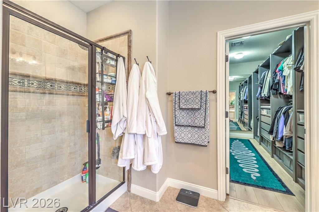 Primary Bath at 2089 Danzinger Place, Inspirada Henderson NV - 4 Bed Home for Sale