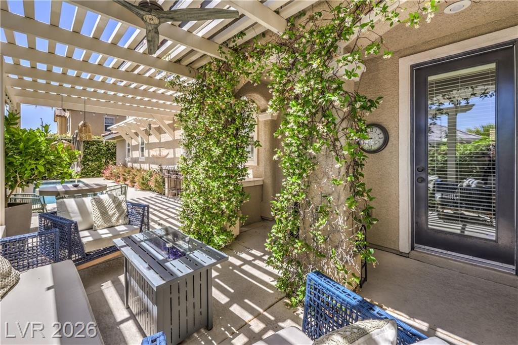 Patio at 2089 Danzinger Place, Inspirada Henderson NV - 4 Bed Home for Sale