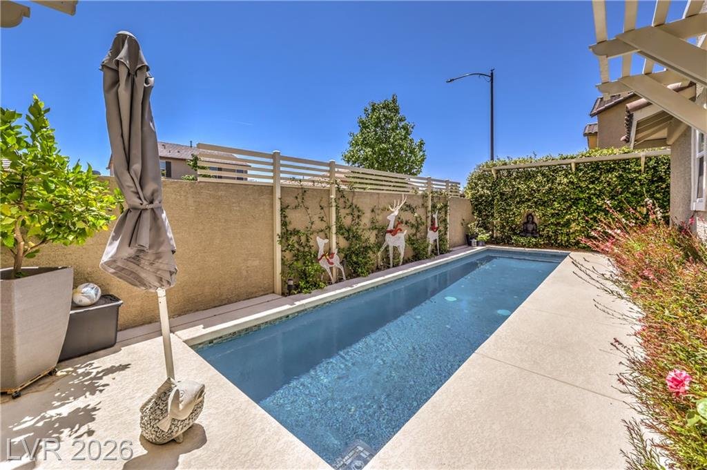 Backyard at 2089 Danzinger Place, Inspirada Henderson NV - 4 Bed Home for Sale