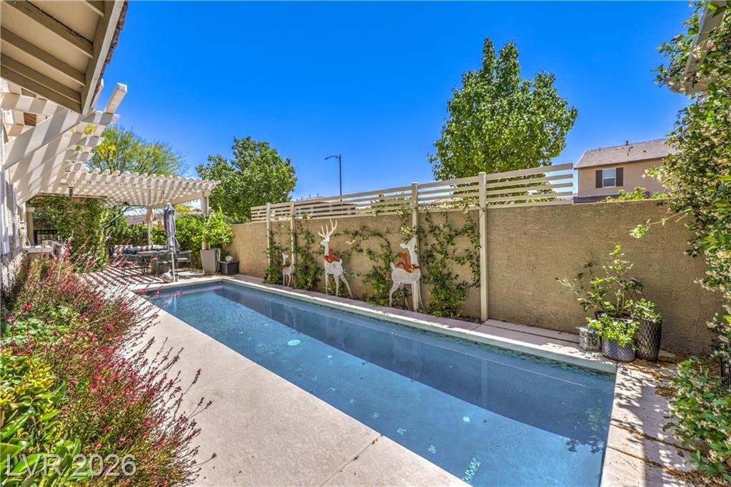 Backyard at 2089 Danzinger Place, Inspirada Henderson NV - 4 Bed Home for Sale