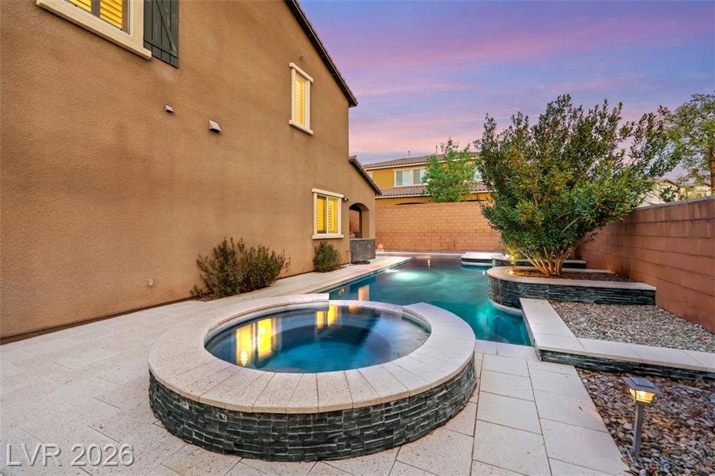 Backyard at 2146 Katesbridge Court, Inspirada Henderson NV - 4 Bed Home for Sale