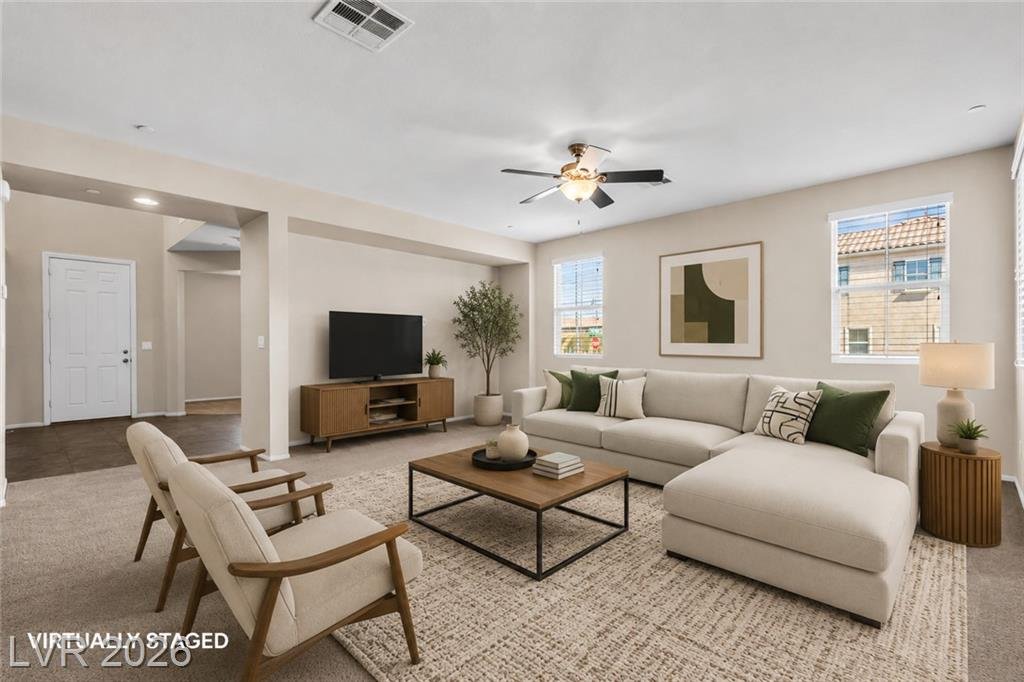 Family Room at 2352 Via Alicante, Inspirada Henderson NV - 3 Bed Home for Sale
