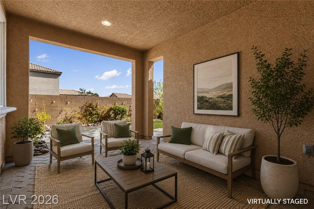 Patio at 2352 Via Alicante, Inspirada Henderson NV - 3 Bed Home for Sale