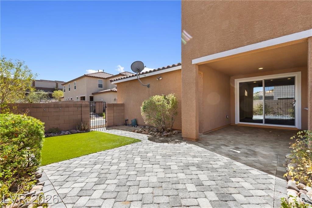 Backyard at 2352 Via Alicante, Inspirada Henderson NV - 3 Bed Home for Sale