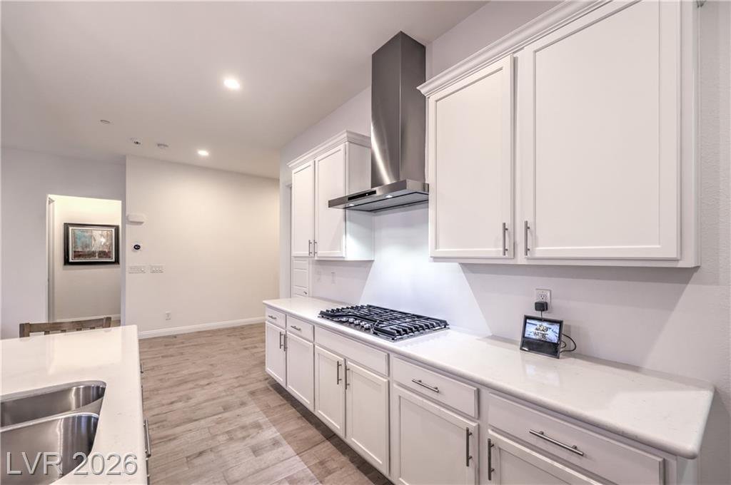 Kitchen cabinetry and stainless steel appliances