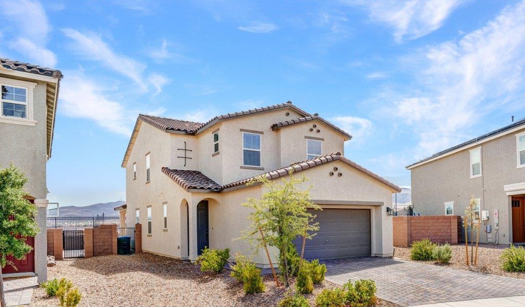 Front Exterior at 2852 Frabiele Street, Inspirada Henderson NV - 4 Bed Home for Sale