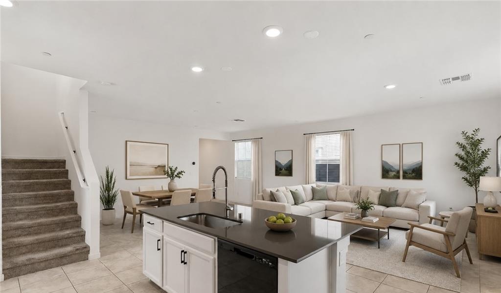 Living Room at 2852 Frabiele Street, Inspirada Henderson NV - 4 Bed Home for Sale
