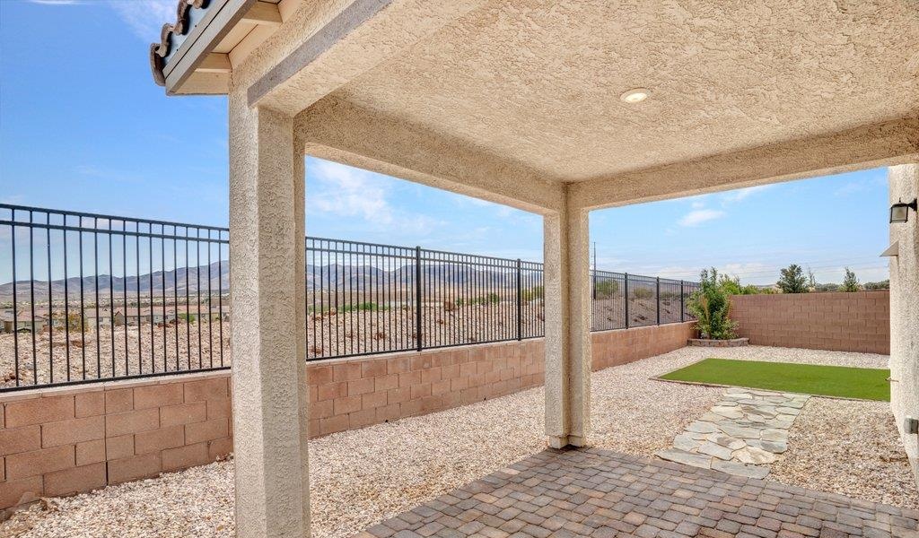 Patio at 2852 Frabiele Street, Inspirada Henderson NV - 4 Bed Home for Sale
