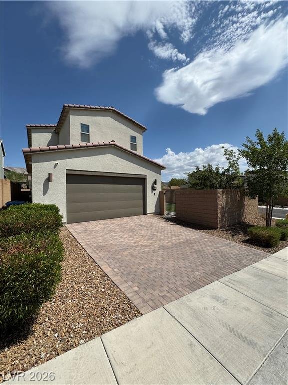 Front Exterior at 3393 Ponicelli Lane, Inspirada, Henderson NV 89044