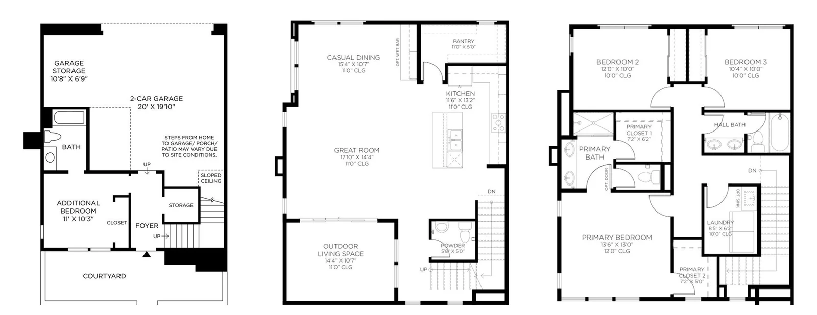Lustro floor plan at Amiata by Toll Brothers in Inspirada, Henderson NV