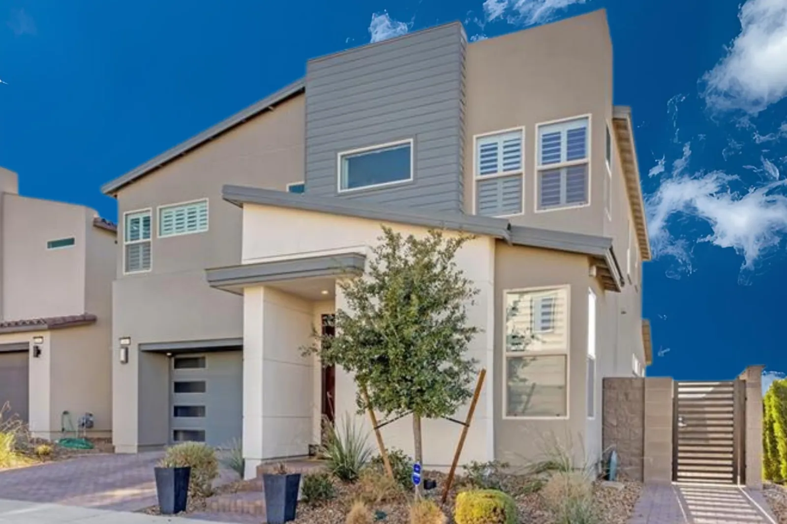 Modern two-story home at Arden by Tri Pointe Homes in Inspirada Town Center, Henderson NV