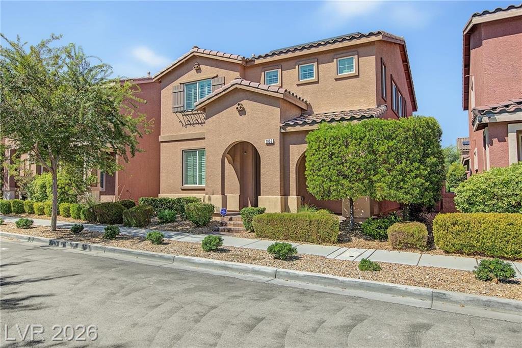 Front Exterior of this Inspirada home in Henderson, Nevada