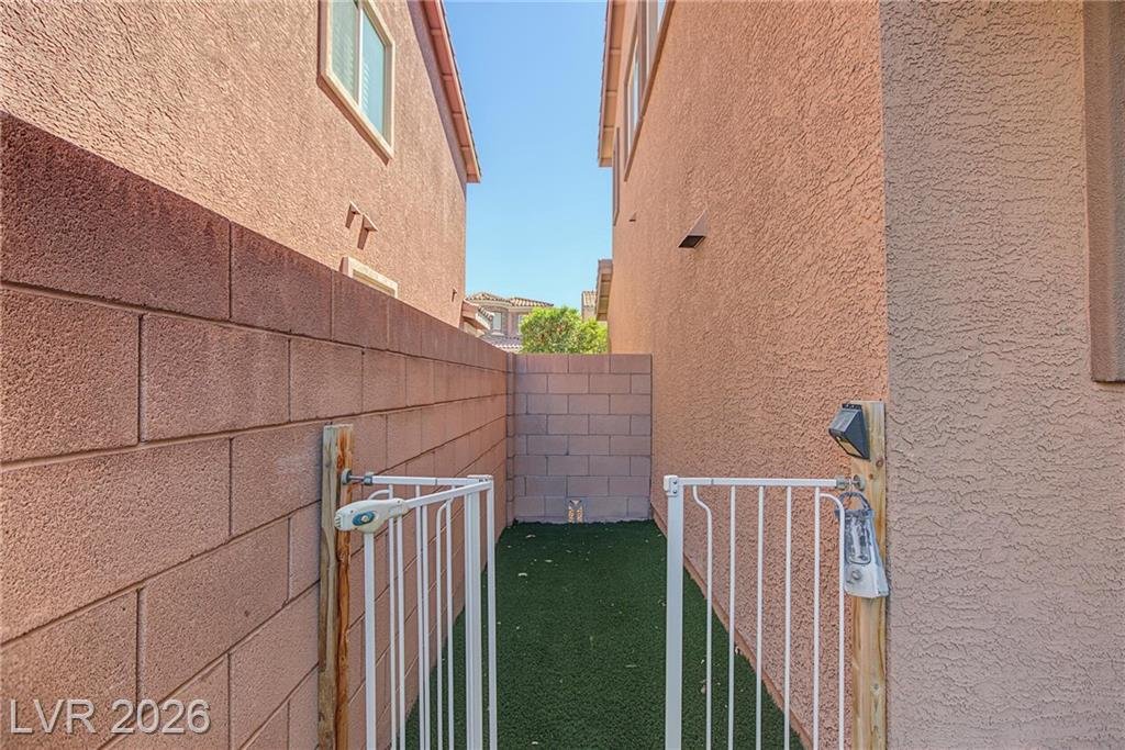 Backyard of this Inspirada home in Henderson, Nevada