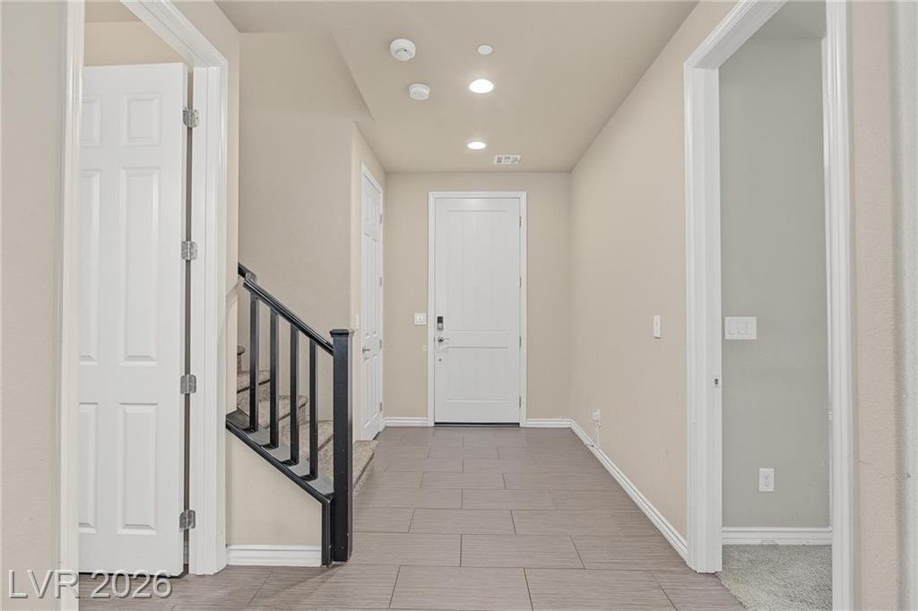 Entry of this Inspirada home in Henderson, Nevada