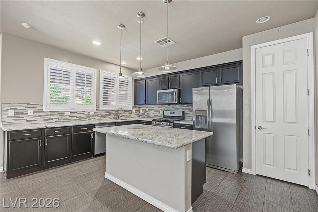 Kitchen of this Inspirada home in Henderson, Nevada