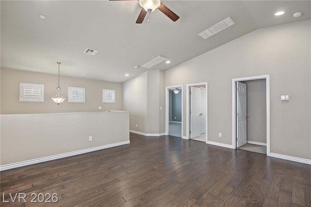 Family Room of this Inspirada home in Henderson, Nevada