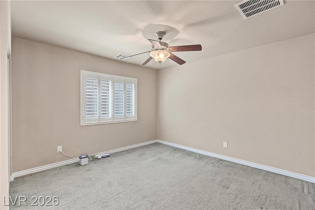 Bedroom of this Inspirada home in Henderson, Nevada