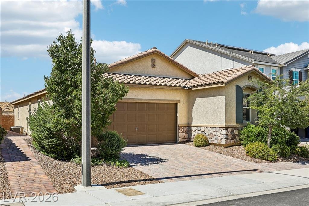 Front Exterior of this Inspirada home in Henderson, Nevada