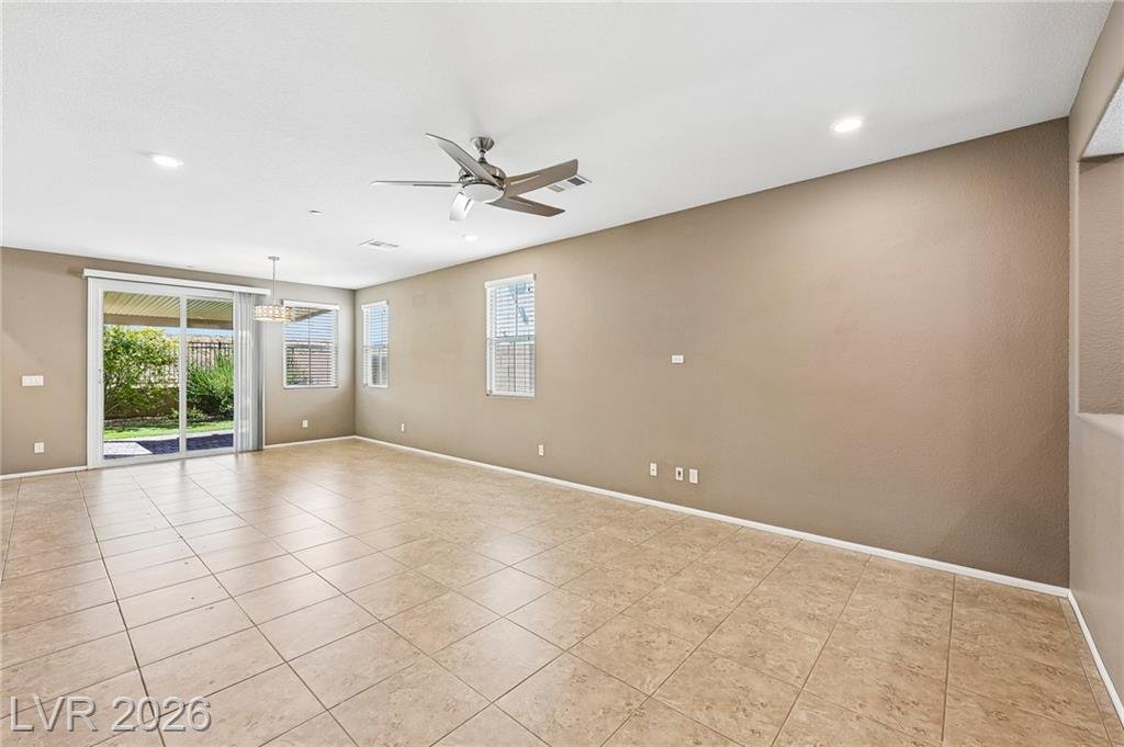 Family Room of this Inspirada home in Henderson, Nevada