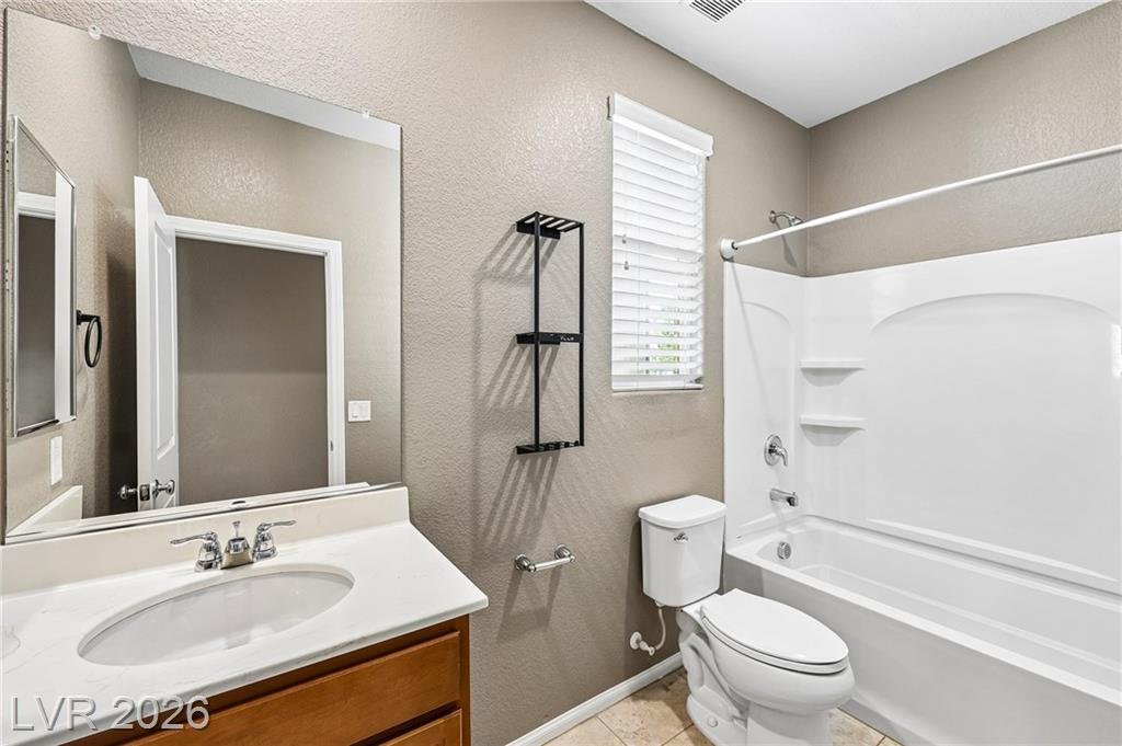 Bathroom of this Inspirada home in Henderson, Nevada