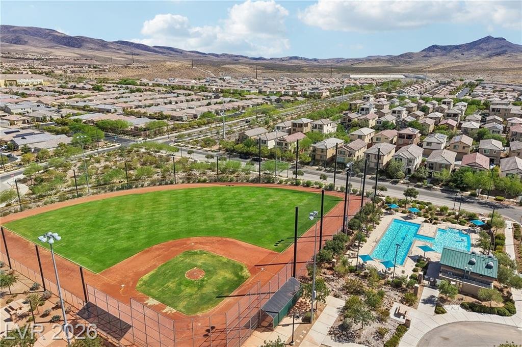 Aerial of this Inspirada home in Henderson, Nevada