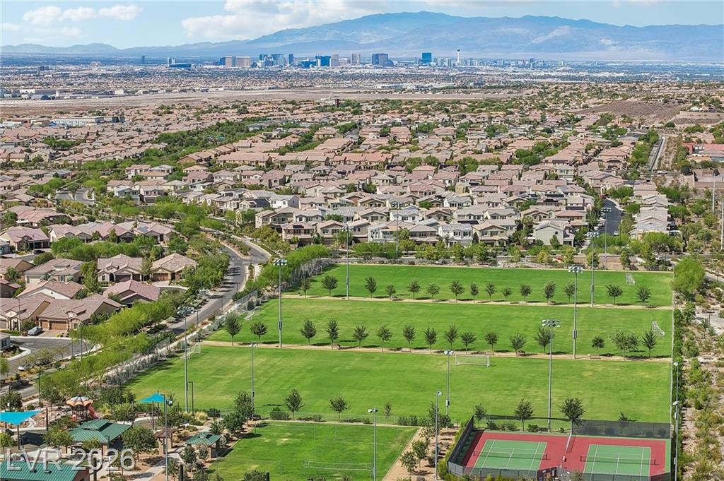 Aerial of this Inspirada home in Henderson, Nevada