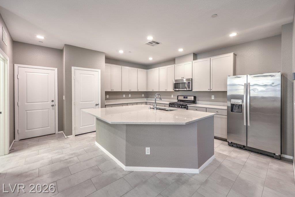 Kitchen of this Inspirada home in Henderson, Nevada