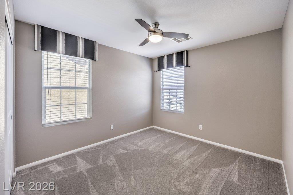 Bedroom of this Inspirada home in Henderson, Nevada