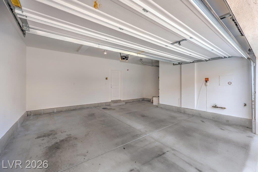 Garage of this Inspirada home in Henderson, Nevada