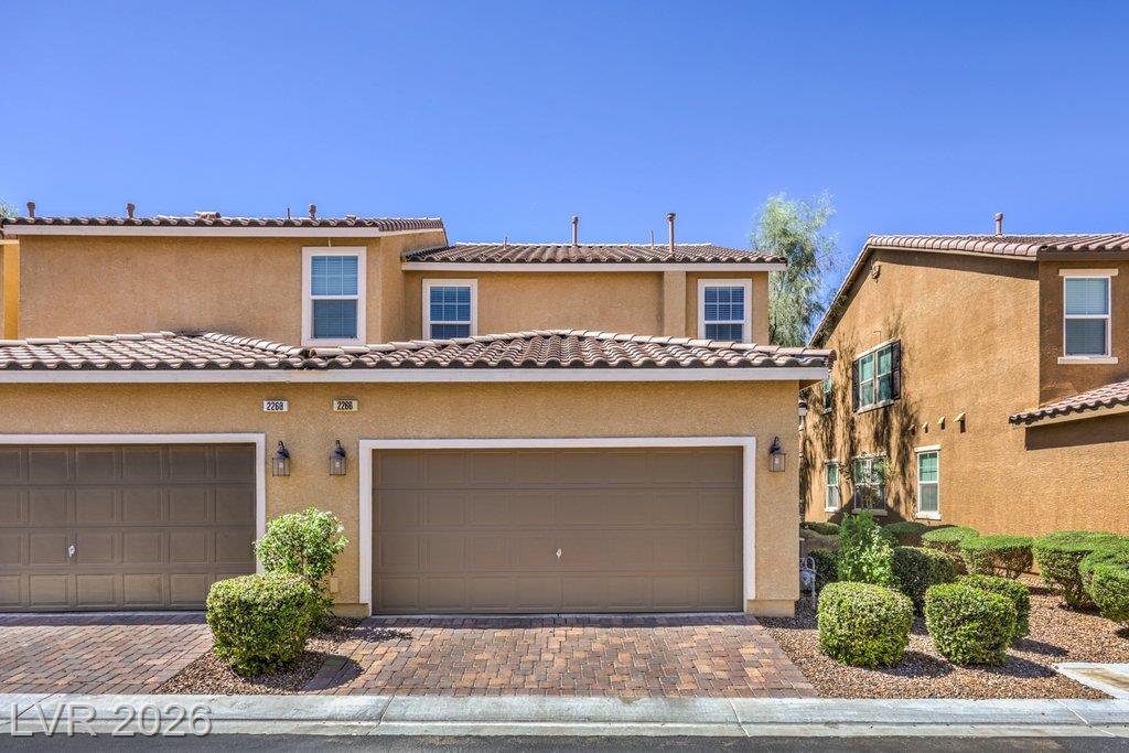 Front Exterior of this Inspirada home in Henderson, Nevada